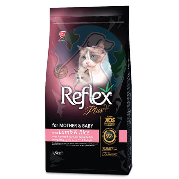 غذای خشک mother and baby reflex plus 1.5kg